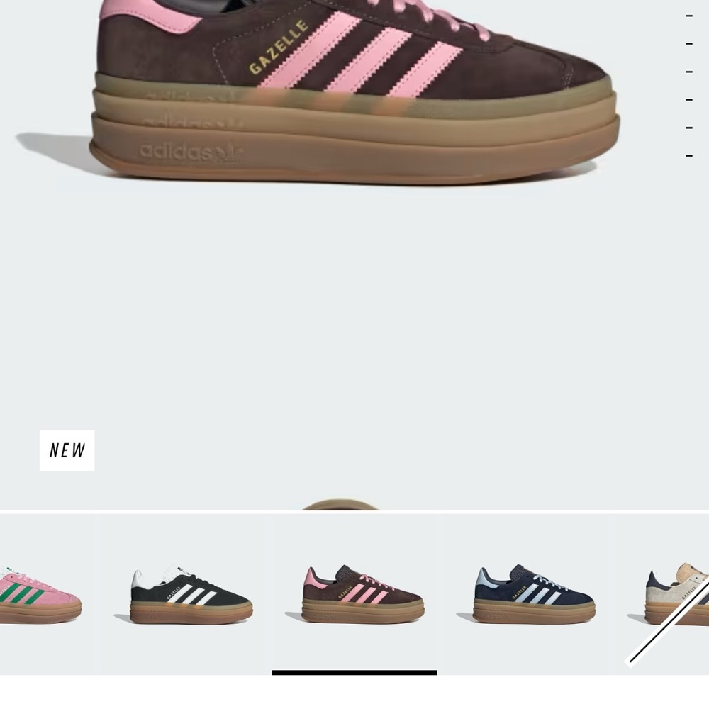 Adidas Gazelle Brown with Pink Accents
